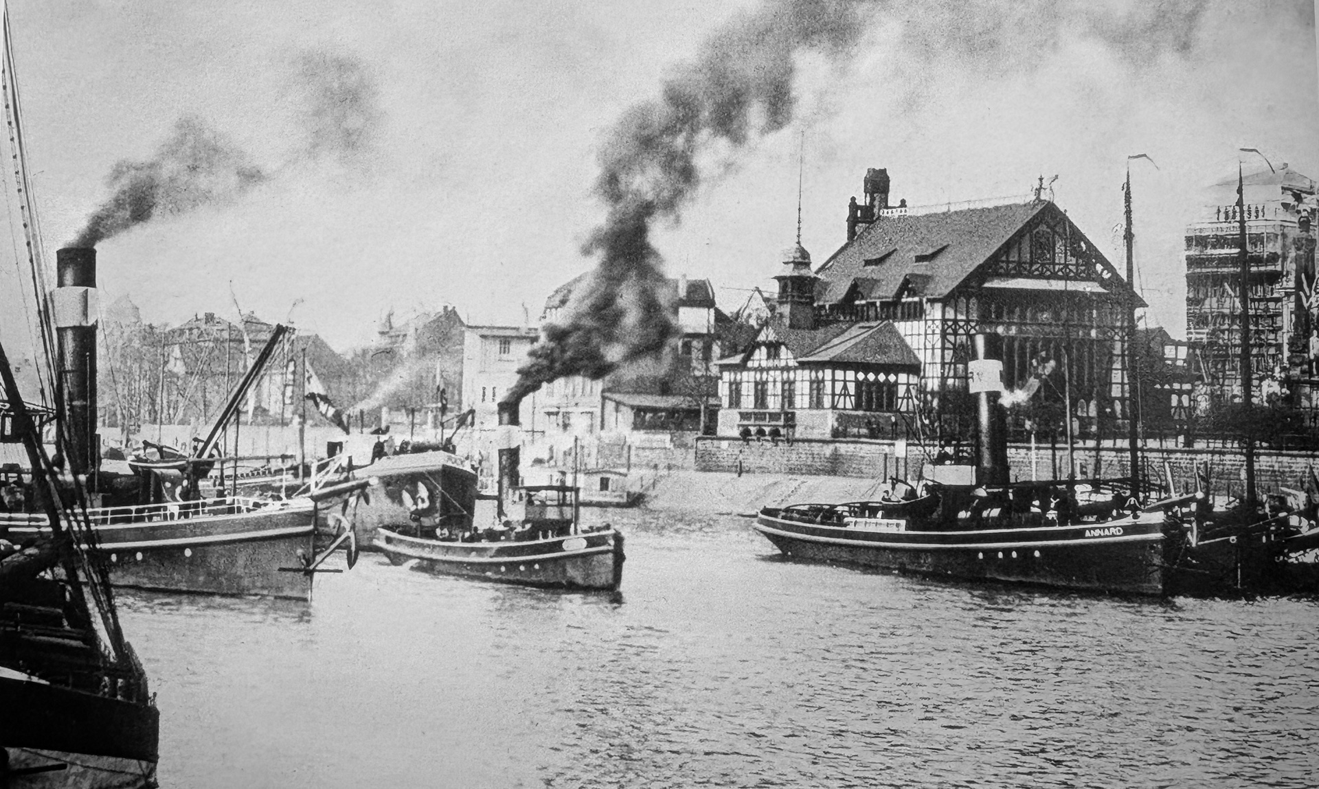 Entstehung des Parallelhafens in Duisburg
